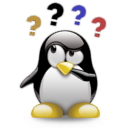 Иконка пингвин, диалог, вопрос, question, linux, dialog 128x128