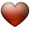 Иконка сердце, любовь, любимая, love, heart, favorite 128x128