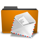  , , orange, mail, folder 128x128