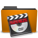  , , , video, orange, folder 128x128