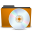 Иконка 'папка, апельсин, orange, folder, cd'