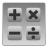 Иконка калькулятор, аксессуары, calculator, accessories 48x48