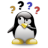 Иконка 'пингвин, диалог, вопрос, question, linux, dialog'