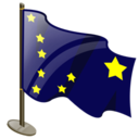Иконка флаг, аляска, flag, alaska 128x128