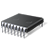 Иконка чип, процессоры, оборудование, processor, hardware, chip 48x48