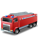 Иконка firetruck, fireescape 128x128