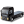 Иконка черный, truck, transportation, black 24x24