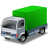 Иконка поставщик, truck, transportation, supply, supplier, lorrygreen 48x48