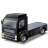 Иконка черный, truck, transportation, black 48x48