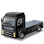 Иконка черный, truck, transportation, black 64x64