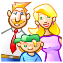 Иконка семья, family 128x128
