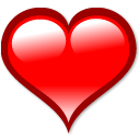 Иконка сердце, любовь, закладка, love, heart, bookmark 128x128