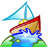 Иконка мир, кораблик, земля, браузер, world, earth, browser, boat 48x48