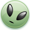 Иконка инопланетянин, alien 128x128