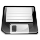 Иконка флоппи диск, носитель, unmount, 3floppy 128x128