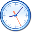 Иконка часы, время, time, clock 128x128