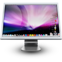 Иконка яблоко, экран, монитор, screen, monitor, mac, cinema display, apple 128x128