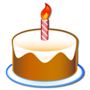 Иконка торт, cookie, cake, birthday 128x128