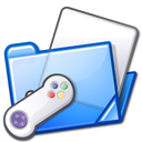 Иконка папка, игры, games, folder, controller 128x128