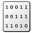 Иконка двоичный, binary 128x128