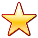 Иконка звезда, закладка, star, bookmark 128x128