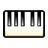 Иконка фортепиано, piano 48x48