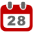 Иконка календарь, calendar, 01 48x48
