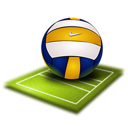 Иконка спорт, волейбол, volleyball, sport 128x128