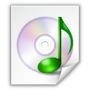 Иконка файл, музыка, звук, sound, music, file 128x128
