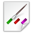 Иконка цвет, файл, file, colors 128x128