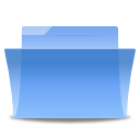  , , folder, blue 128x128