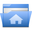  , , , , open, house, home, folder, blue 32x32