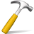 Иконка 'строить, разработка, применения, приложение, tool, hammer, development, build, applications, application'