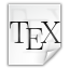 Иконка файл, латекс, tex, latex, file 64x64