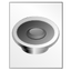 Иконка файл, музыка, звук, динамик, speaker, sound, music, file 64x64