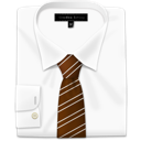 Иконка коричневый, tie, brown 128x128