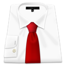 Иконка красный, tie, shirt, red 128x128