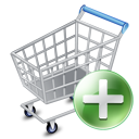 Иконка электронная торговля, корзина покупок, интернет магазин, добавить, webshop, shopping cart, ecommerce, add 128x128