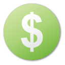 Иконка наличный, зеленый, доллар, деньги, валюты, money, green, dollar, currency, cash 128x128