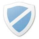 Иконка щит, синий, защитить, shield, protect, blue 128x128