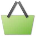 Иконка покупки, корзина, зеленый, shopping, green, basket 128x128