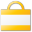 Иконка сумка, покупки, желтый, yellow, shopping, bag 32x32