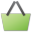 Иконка покупки, корзина, зеленый, shopping, green, basket 32x32