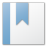 Иконка синий, закладка, bookmark, blue 48x48