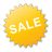 Иконка этикетка, распродажа, продажа, желтый, акция, yellow, sale, label 48x48