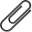Иконка 'черный, скрепка, приложения, paperclip, black, attachment'