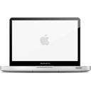 Иконка яблоко, ноутбук, компьютер, macbook, laptop, computer, apple 128x128