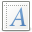Иконка шрифта, х, x, generic, font 32x32