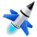 Иконка ракета, запускать, spaceship, rocket, launch 128x128