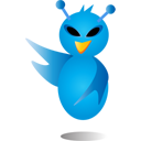 Иконка 'чужой, твиттер, twitter, bird, alien'